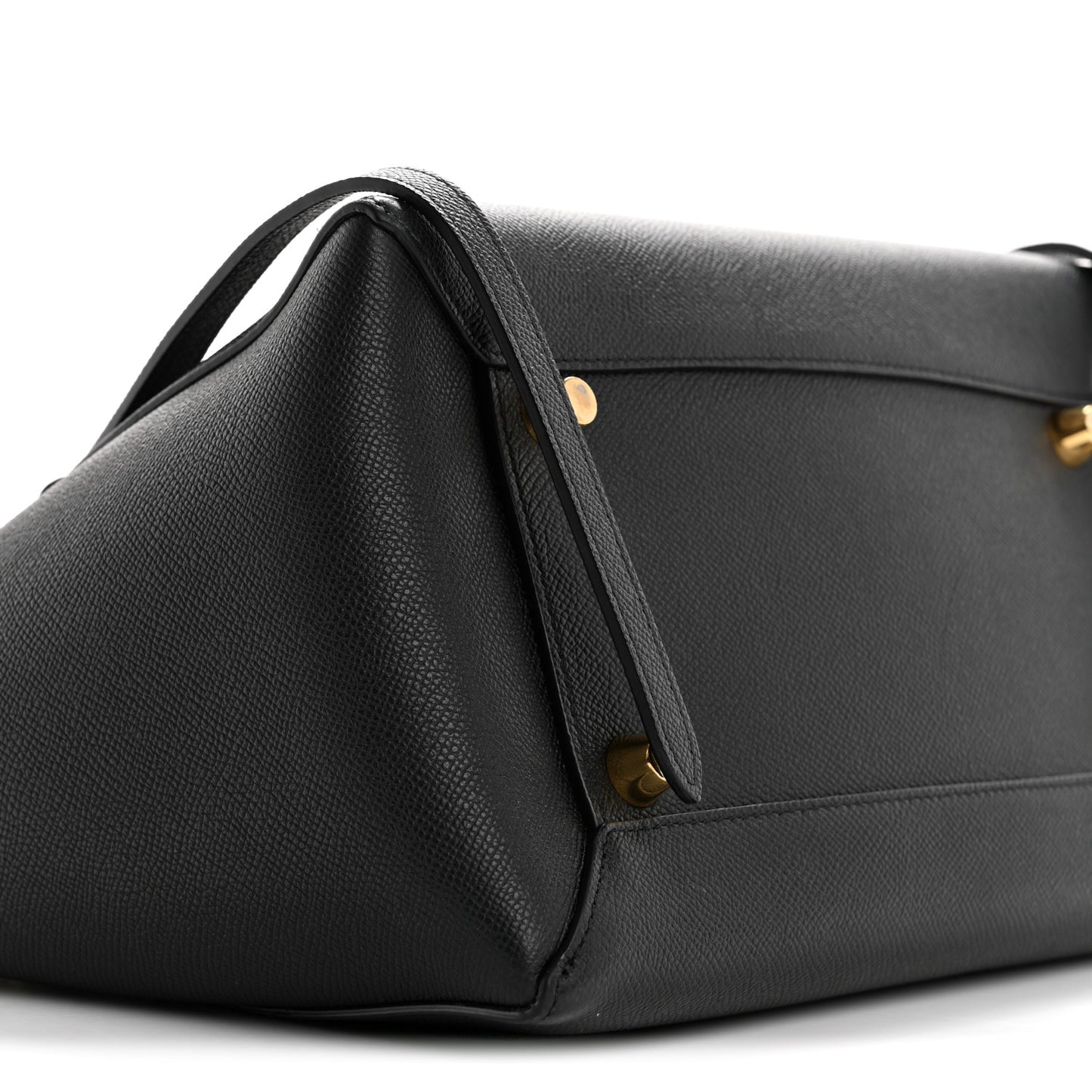 Grained Calfskin Mini Belt Bag Black
