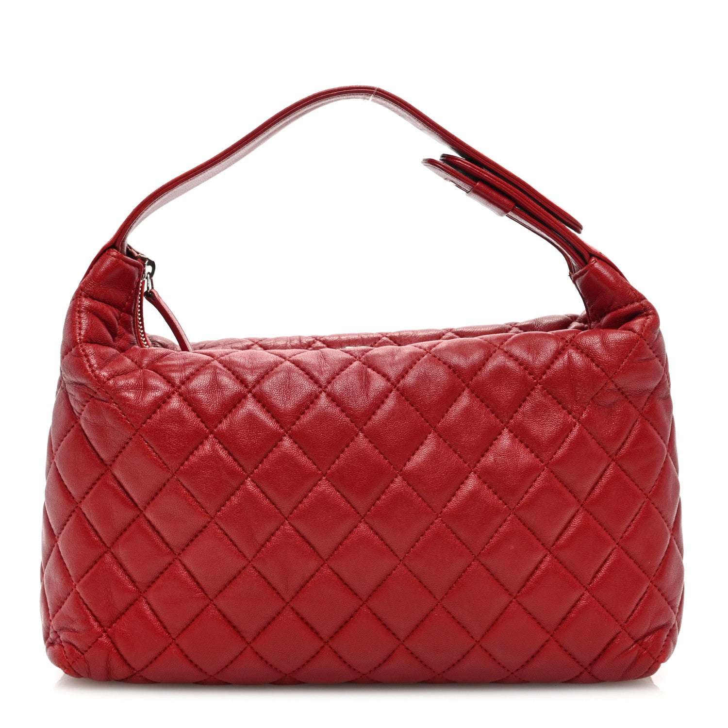 Chanel Lambskin Quilted Small Hobo Red 1471237 – FASHIONPHILE