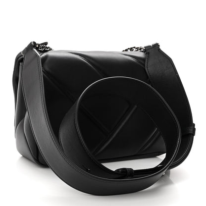 Bulgari Calfskin Matelasse Serpenti Cabochon Crossbody Bag Black 3 of 11