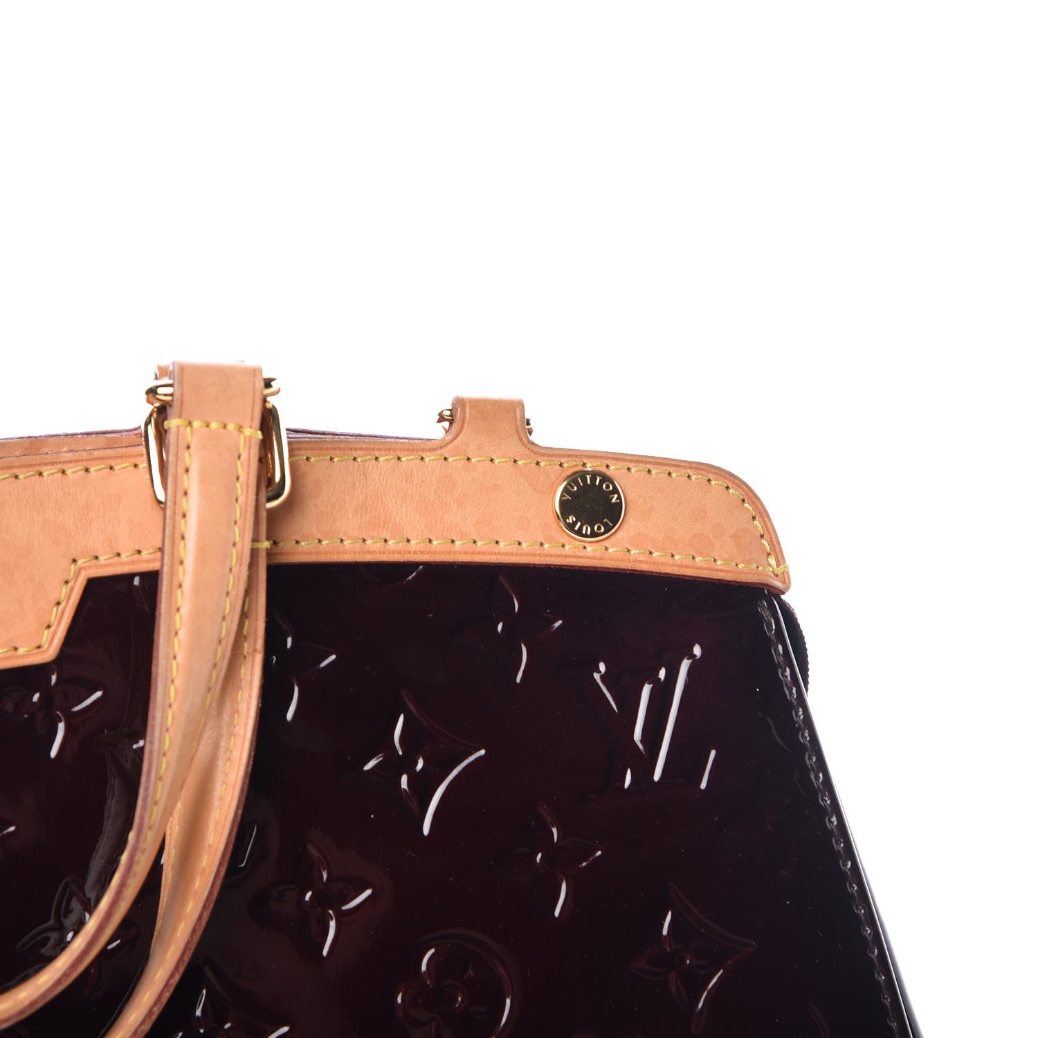 Louis Vuitton Vernis Brea MM Amarante 11 of 15