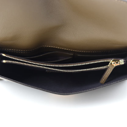 Fendi Vitello Grace Matte Kan U Wallet On Chain Wood 5 of 11