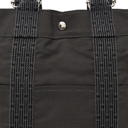 Hermes Canvas Herline Backpack Grey 8 of 10