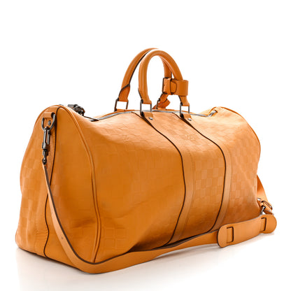 Louis Vuitton Damier Infini Keepall Bandouliere 45 Solar 2 of 15
