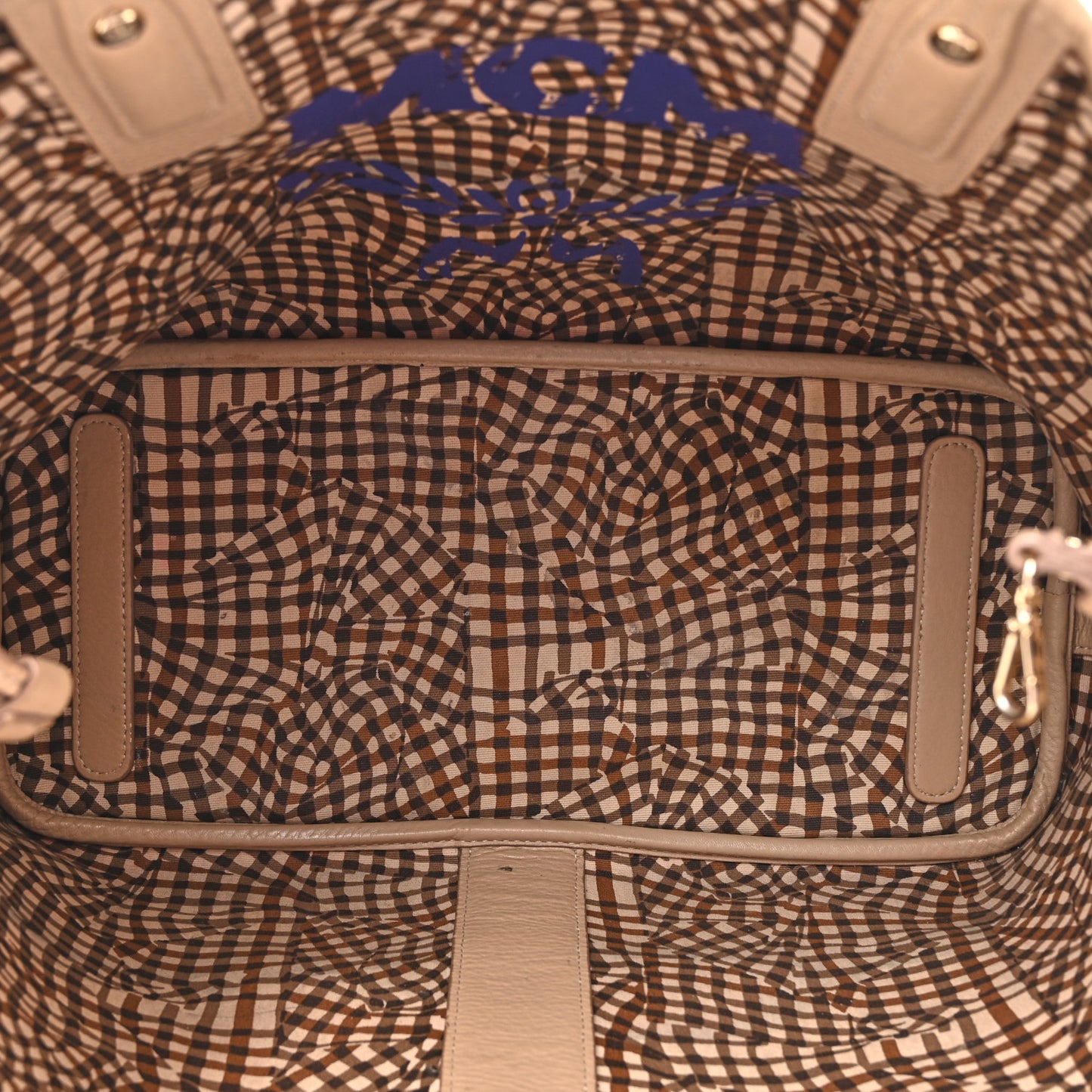 Visetos Medium Liz Reversible Shopper Tote Beige