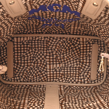 MCM Visetos Medium Liz Reversible Shopper Tote Beige 8 of 28