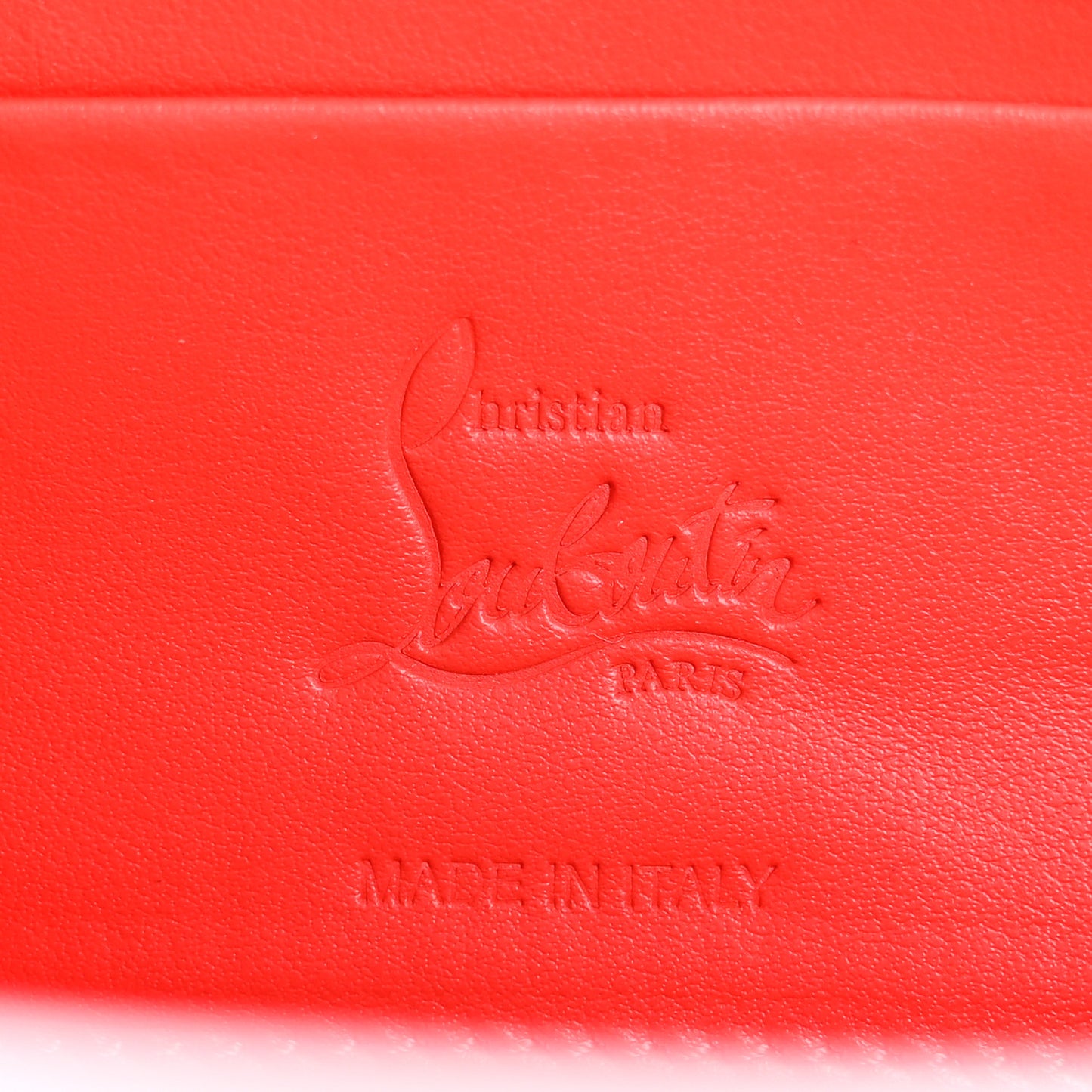 Patent Loubi Twist Zip Clutch Bag Bubble Gum