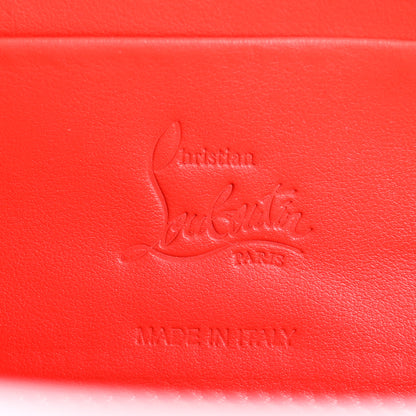 Christian Louboutin Patent Loubi Twist Zip Clutch Bag Bubble Gum 6 of 9