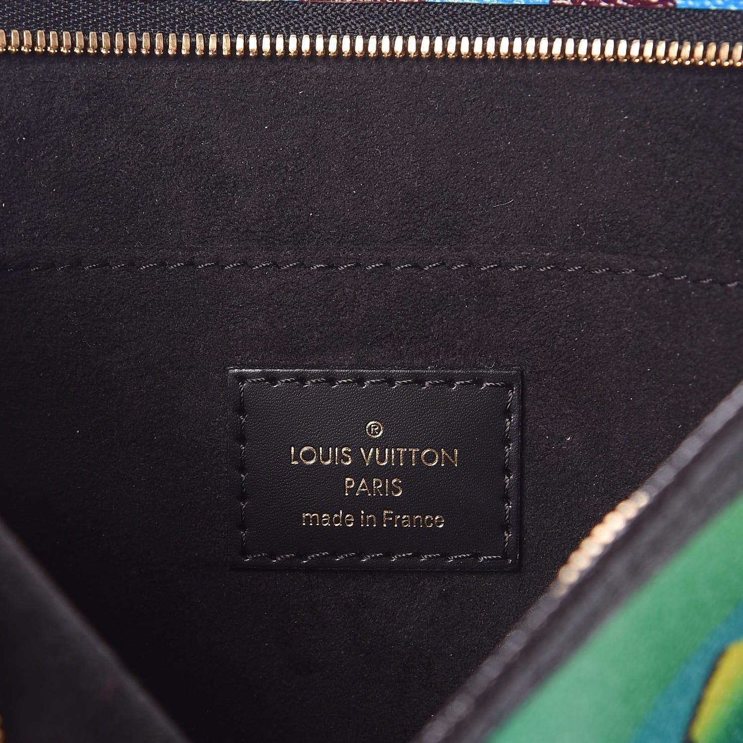 Louis Vuitton Damier Race Toiletry Pouch 26 Blue Vert 6 of 8