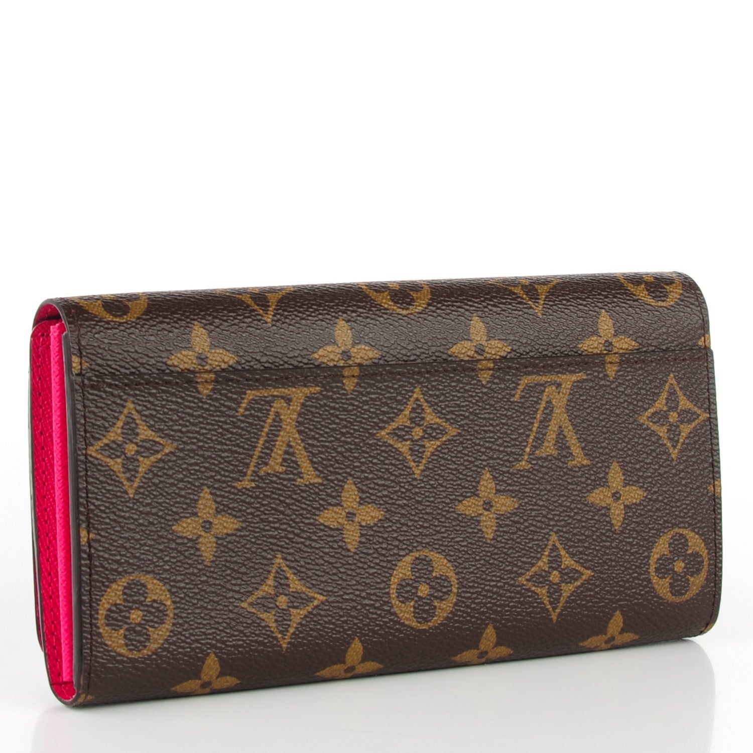Louis Vuitton Monogram 2015 Christmas Animation Sarah Wallet Hibiscus 3 of 7