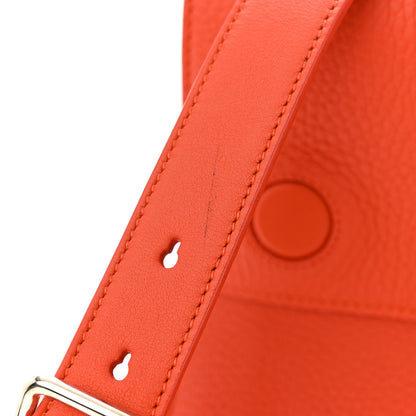 Christian Dior Bullcalf Diorever Flap Orange 16 of 22