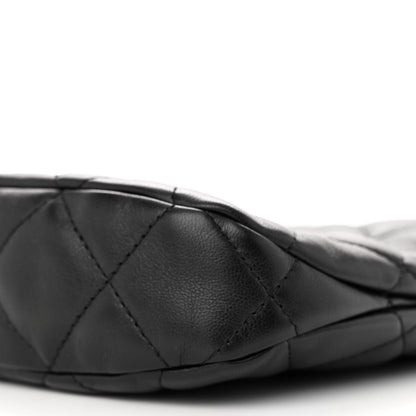 Chanel Lambskin Quilted CC Links Hobo Black 10 of 10