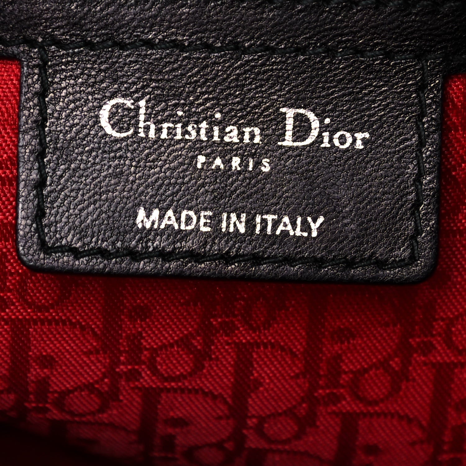 Christian Dior Lambskin Cannage Large Lady Dior Black 6 of 13
