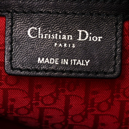 Christian Dior Lambskin Cannage Large Lady Dior Black 6 of 13