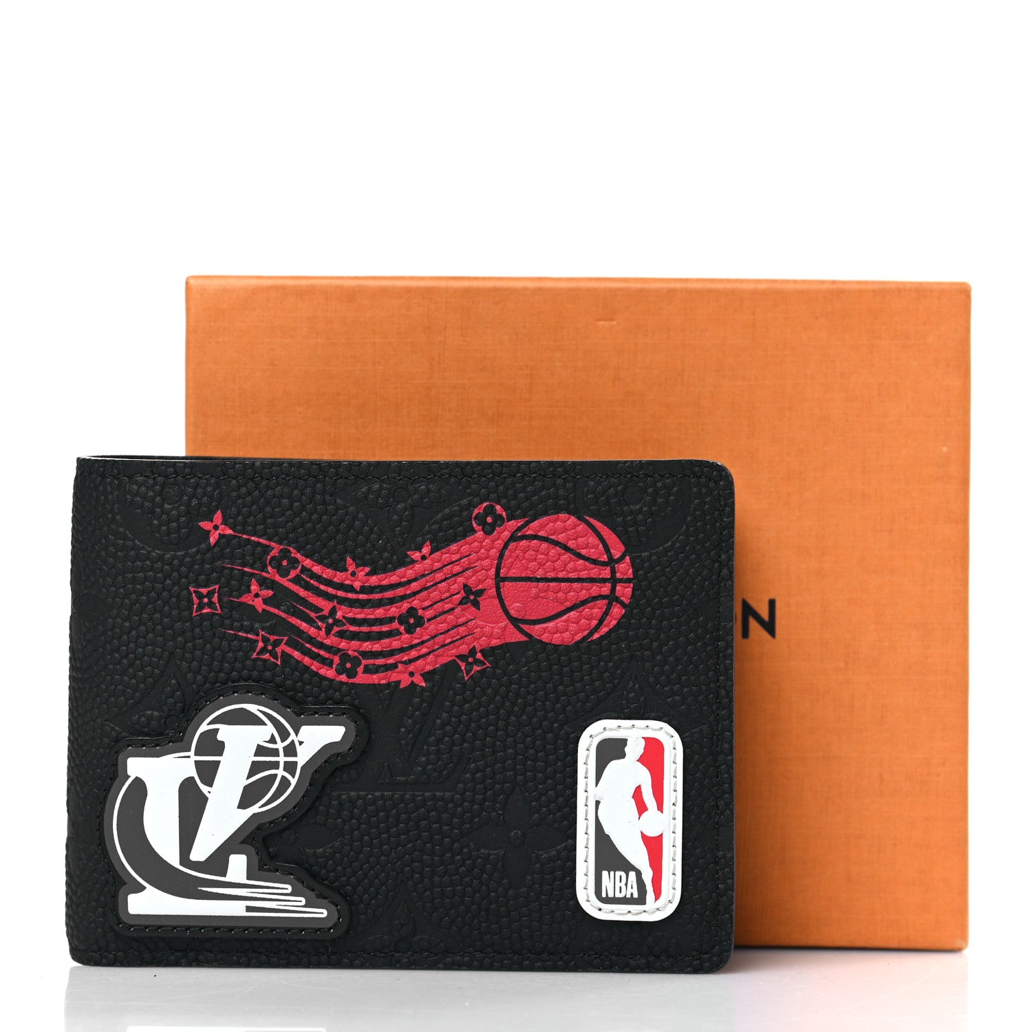 Louis Vuitton X NBA Grained Calfskin Monogram Multiple Wallet