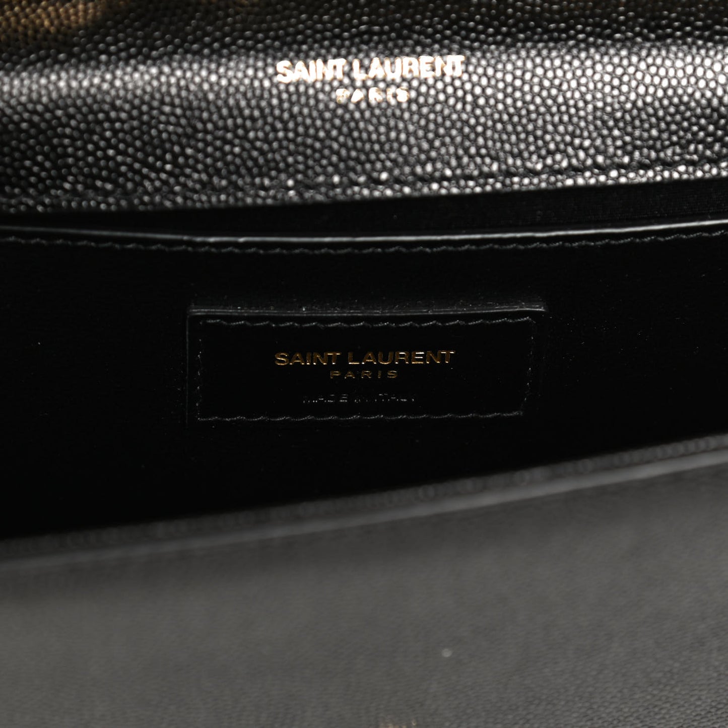 Grain De Poudre Small Classic Monogram Kate Tassel Satchel Black