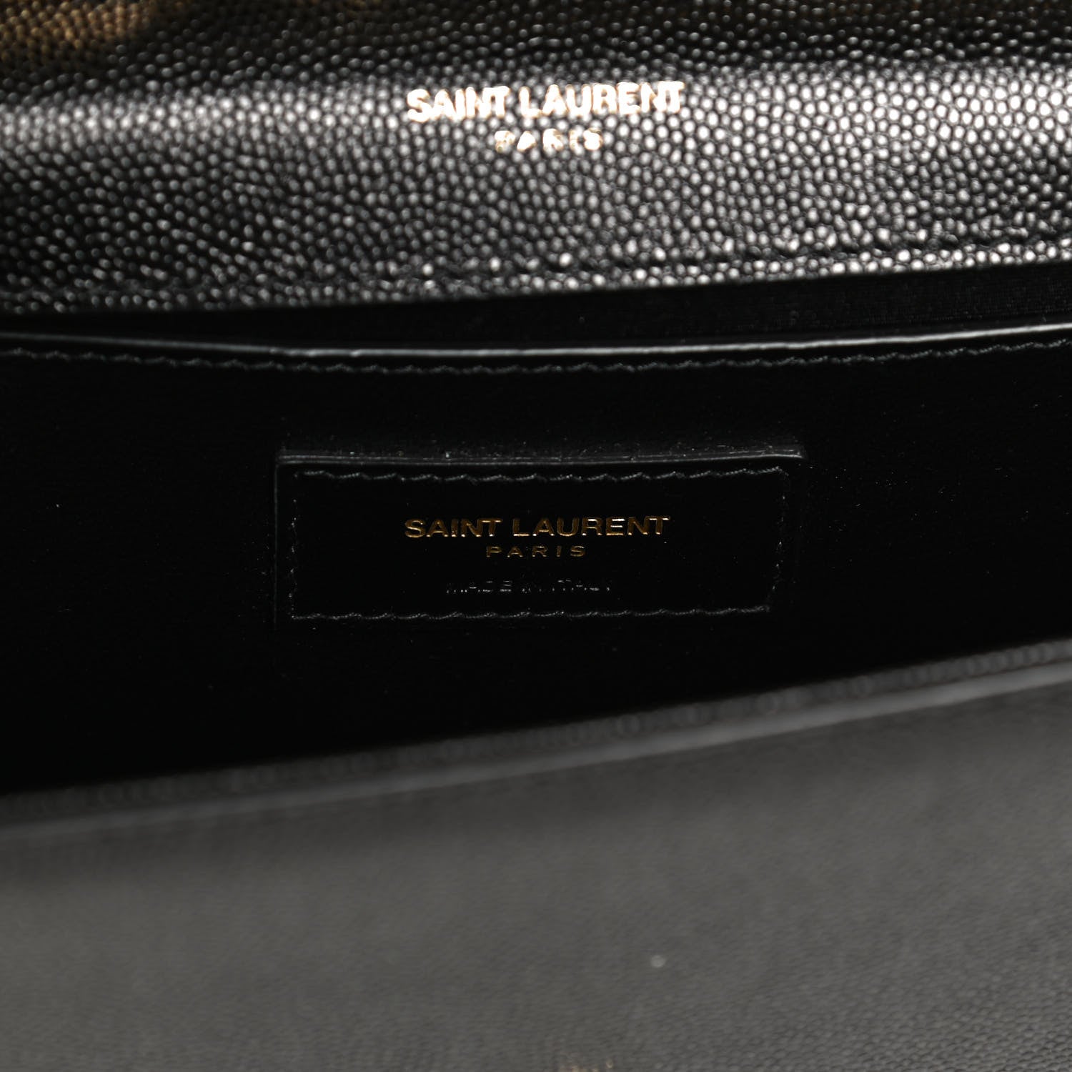 Saint Laurent Grain De Poudre Small Classic Monogram Kate Tassel Satchel Black 5 of 12