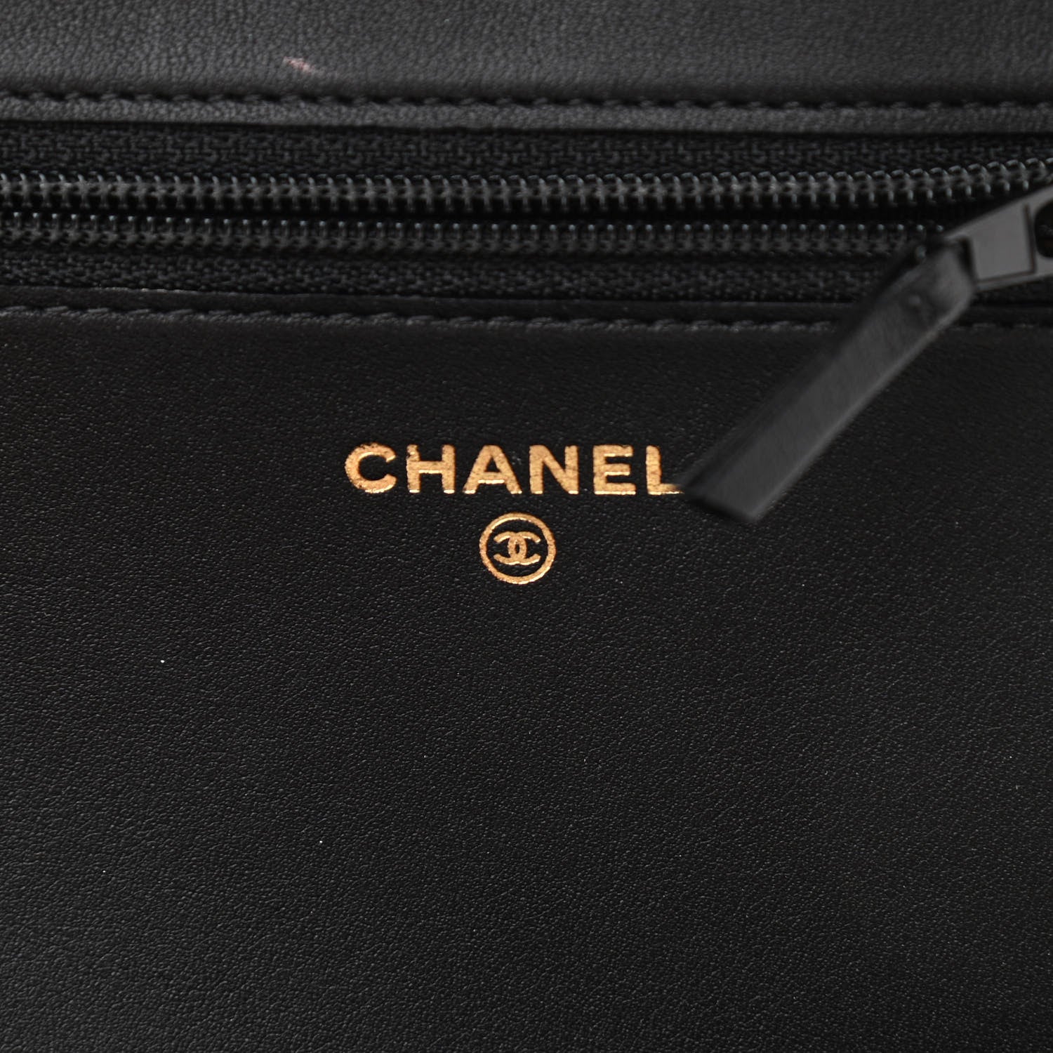 Chanel Lizard Lambskin Chain Around Boy Wallet on Chain WOC Black 6 of 12