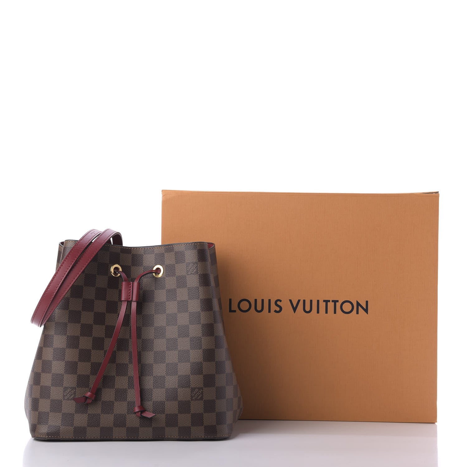 Louis Vuitton Damier Ebene Neonoe MM Cherry Berry 10 of 10