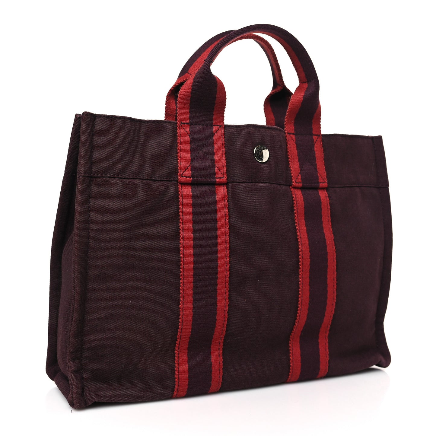 Canvas Herline PM Tote Rouge H