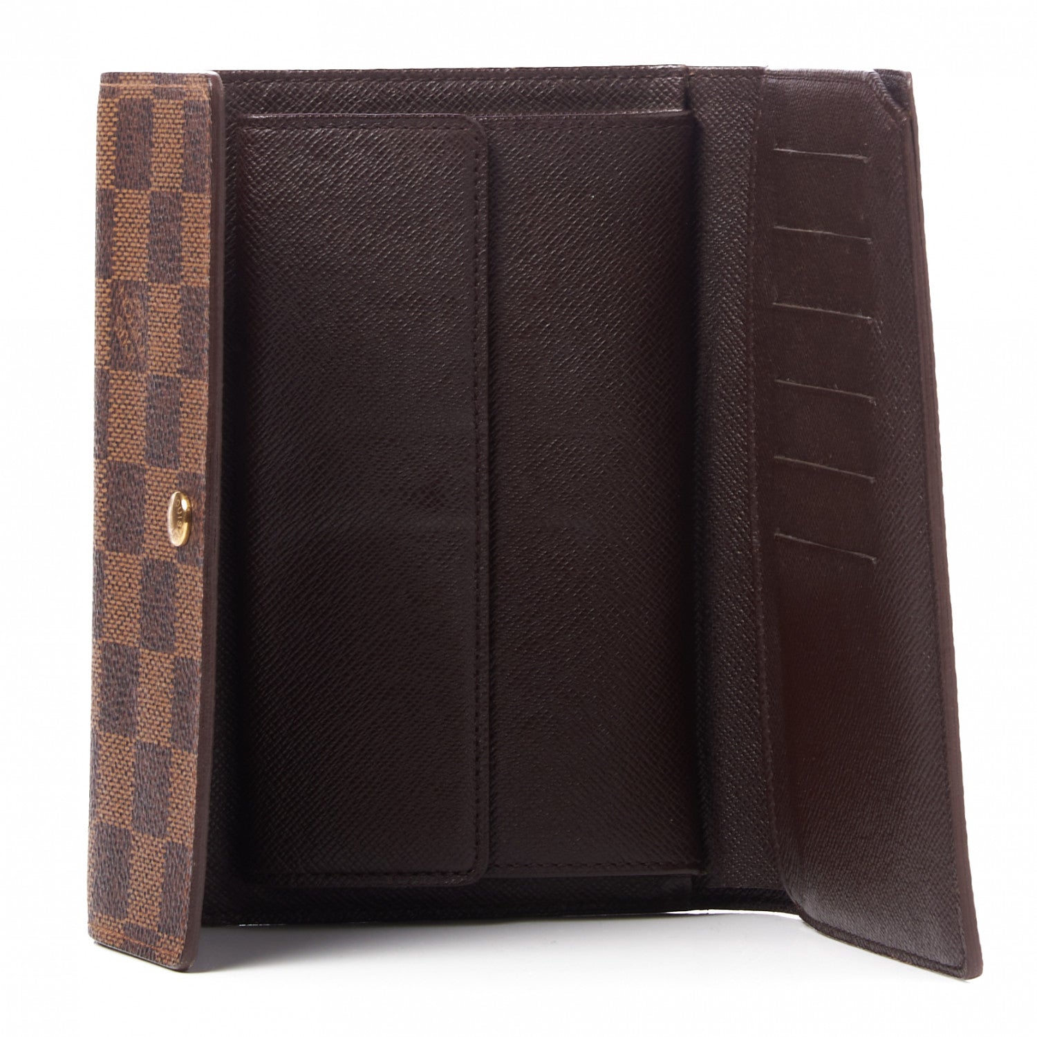 Louis Vuitton Damier Ebene Porte Tresor Etui Papier Wallet 6 of 7