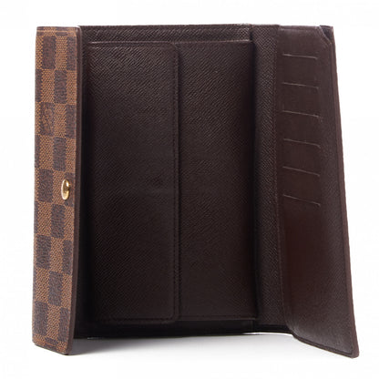 Louis Vuitton Damier Ebene Porte Tresor Etui Papier Wallet 6 of 7