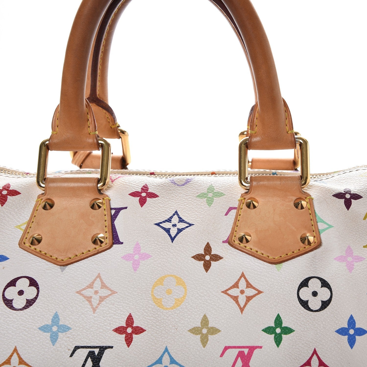 Louis Vuitton Monogram Multicolor Speedy 30 White 13 of 20