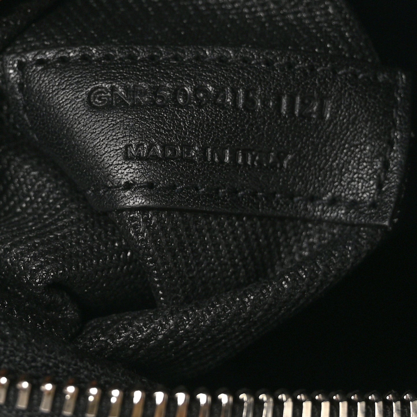 Linen Calfskin Rive Gauche Tote Black