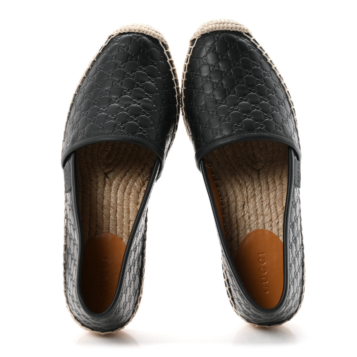 Gucci Microguccissima Signature Espadrilles 38 Black 2 of 10