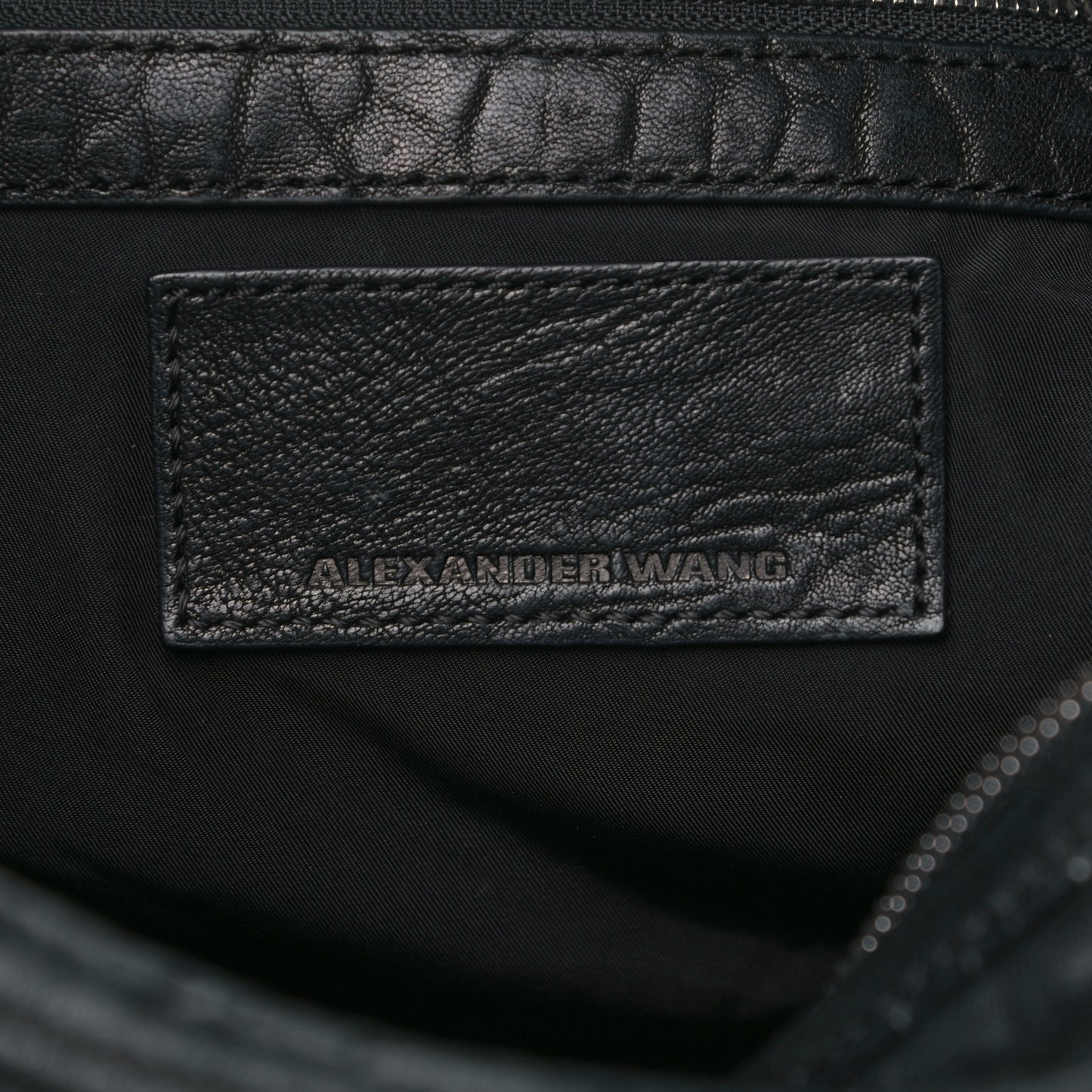 Pebbled Lambskin Morgan Hobo Black Silver Hardware