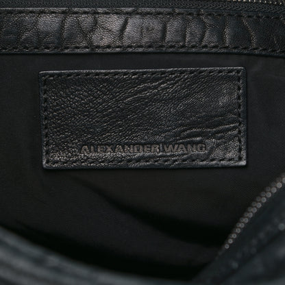 Alexander Wang Pebbled Lambskin Morgan Hobo Black Silver Hardware 7 of 15