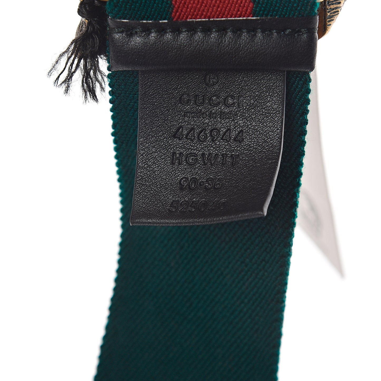 Web Feline Buckle Belt 90 36 Green Red