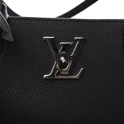 Louis Vuitton Calfskin Lockme Cabas Black 11 of 14