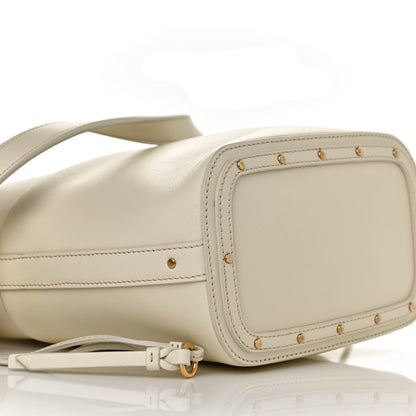 Chloe Smooth Calfskin Small Roy Bucket Bag Natural White 9 of 12