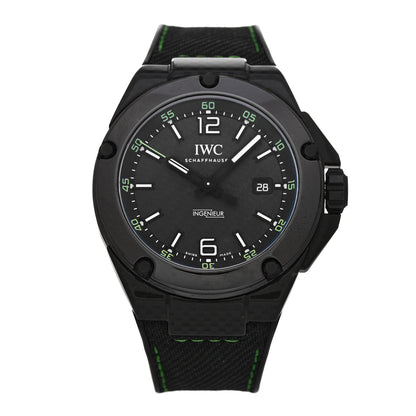 IWC Black Carbon Rubber 46mm Ingenieur Automatic Watch Black IW322404 1 of 5