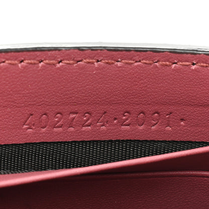 Gucci GG Supreme Monogram Blooms Chain Wallet Beige Multicolor Dry Rose 8 of 19