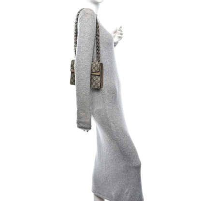 Gucci GG Supreme Monogram Mini Dionysus Shoulder Bag Taupe 2 of 11