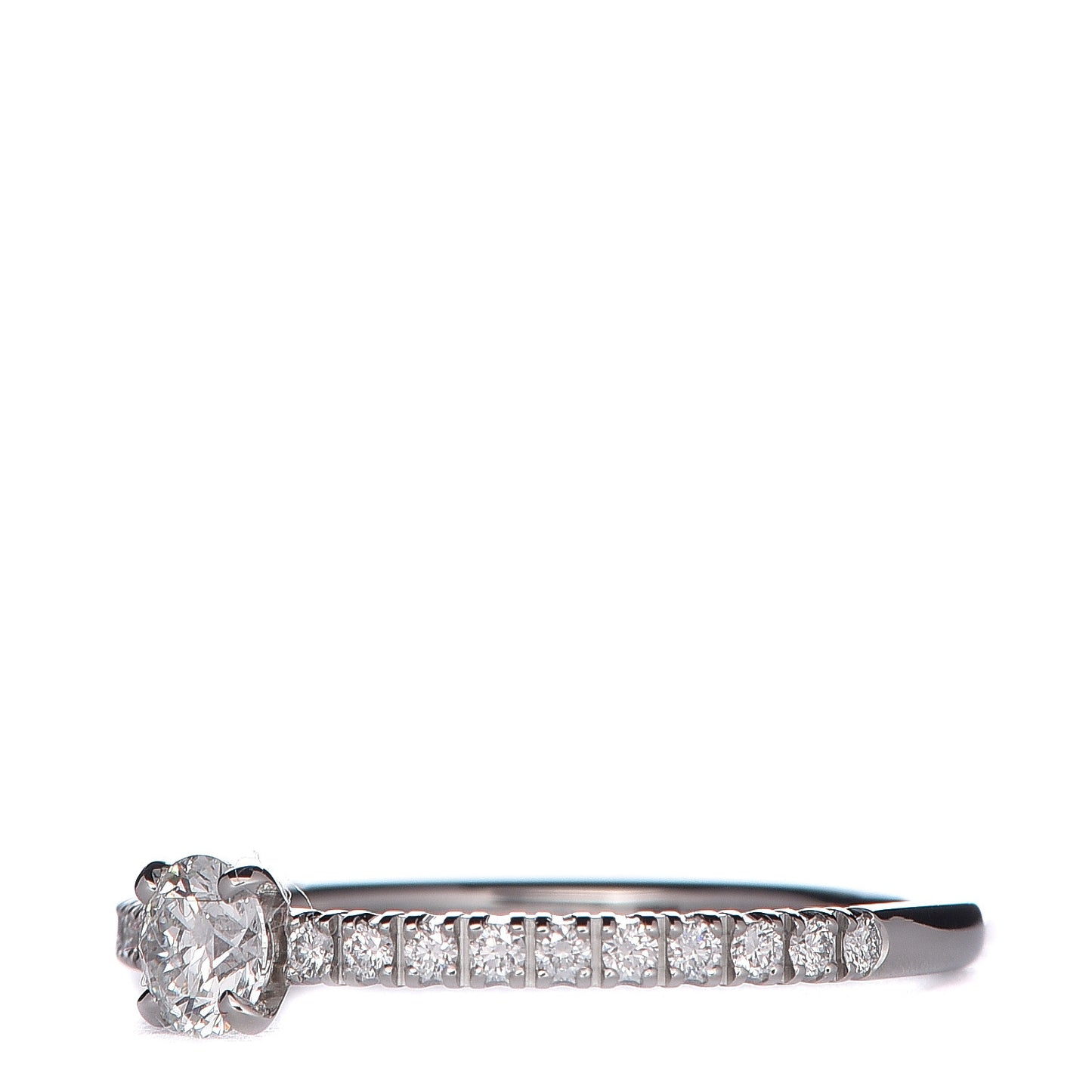 Platinum Diamond .19ct Engagement Ring 47 4