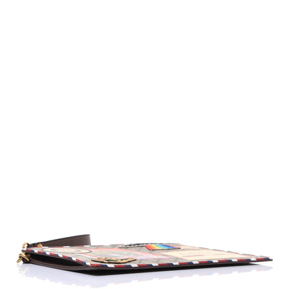 Gucci GG Supreme Monogram Courrier Documents Holder Beige New Acero 4 of 15