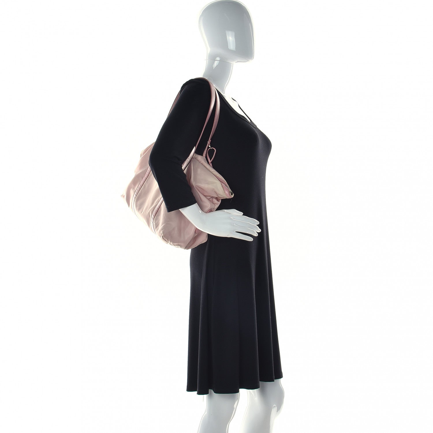 Prada Tessuto Nylon Tote Pink 2 of 17
