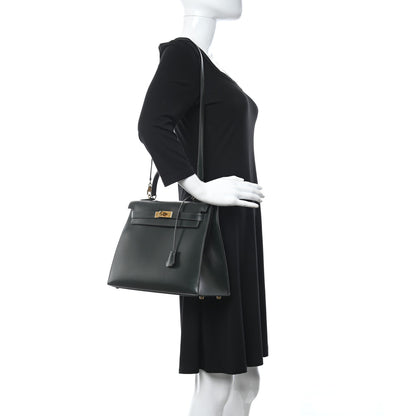 Hermes Box Kelly Sellier 32 Vert Fonce 3 of 13