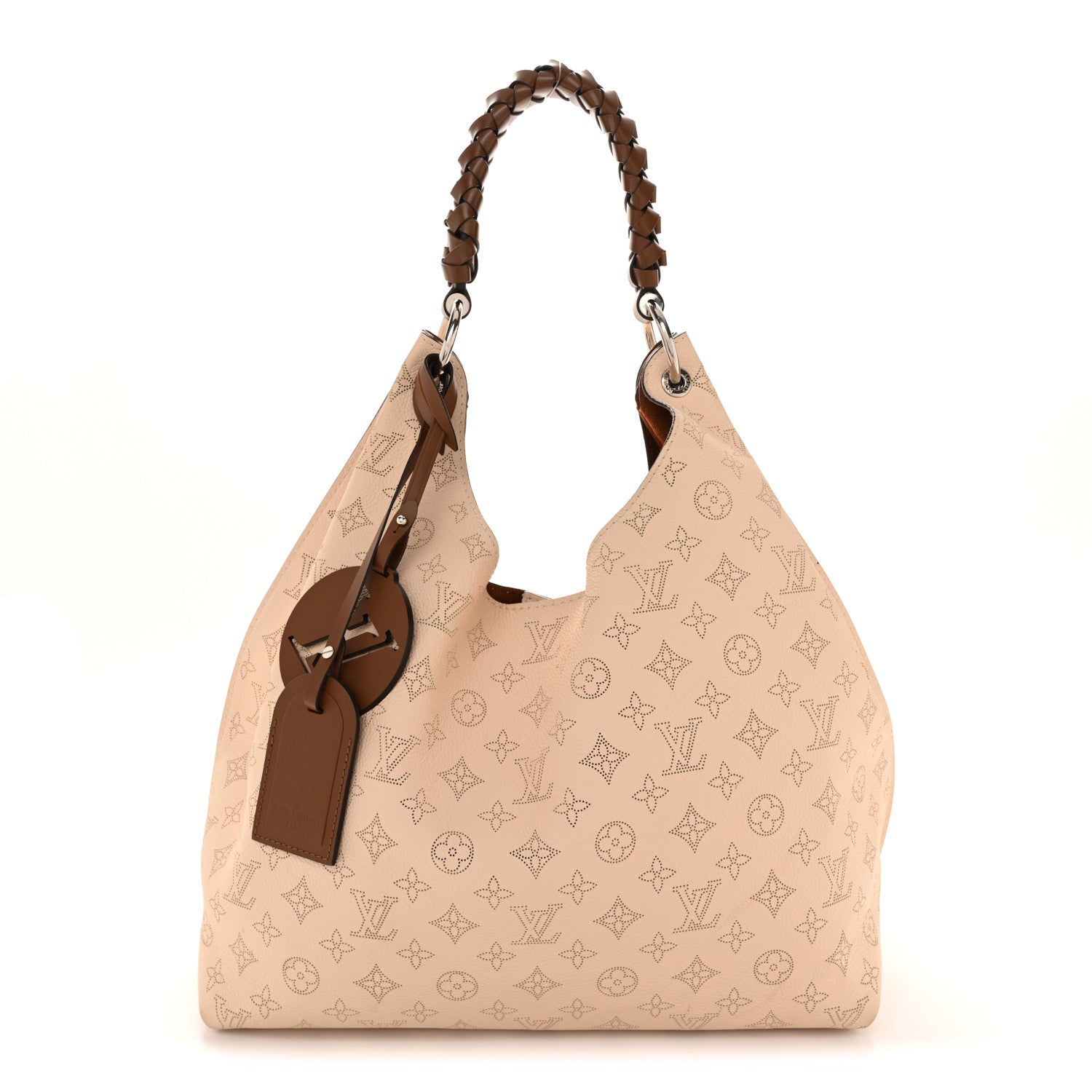 Louis Vuitton Mahina Carmel Hobo Creme 1 of 12