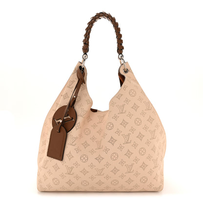 Louis Vuitton Mahina Carmel Hobo Creme 1 of 12