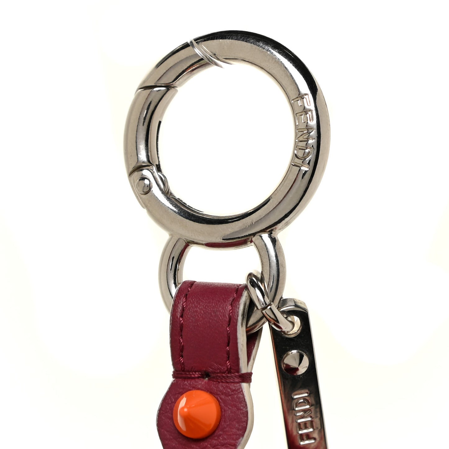 Mink Fur Calfskin Fun Fair Bag Charm Multicolor
