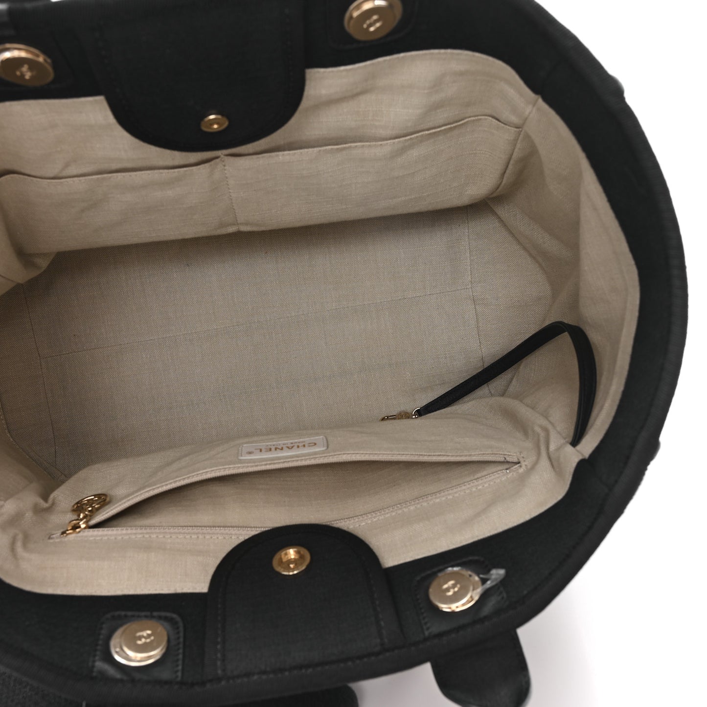 Mixed Fibers Medium Deauville Tote Black