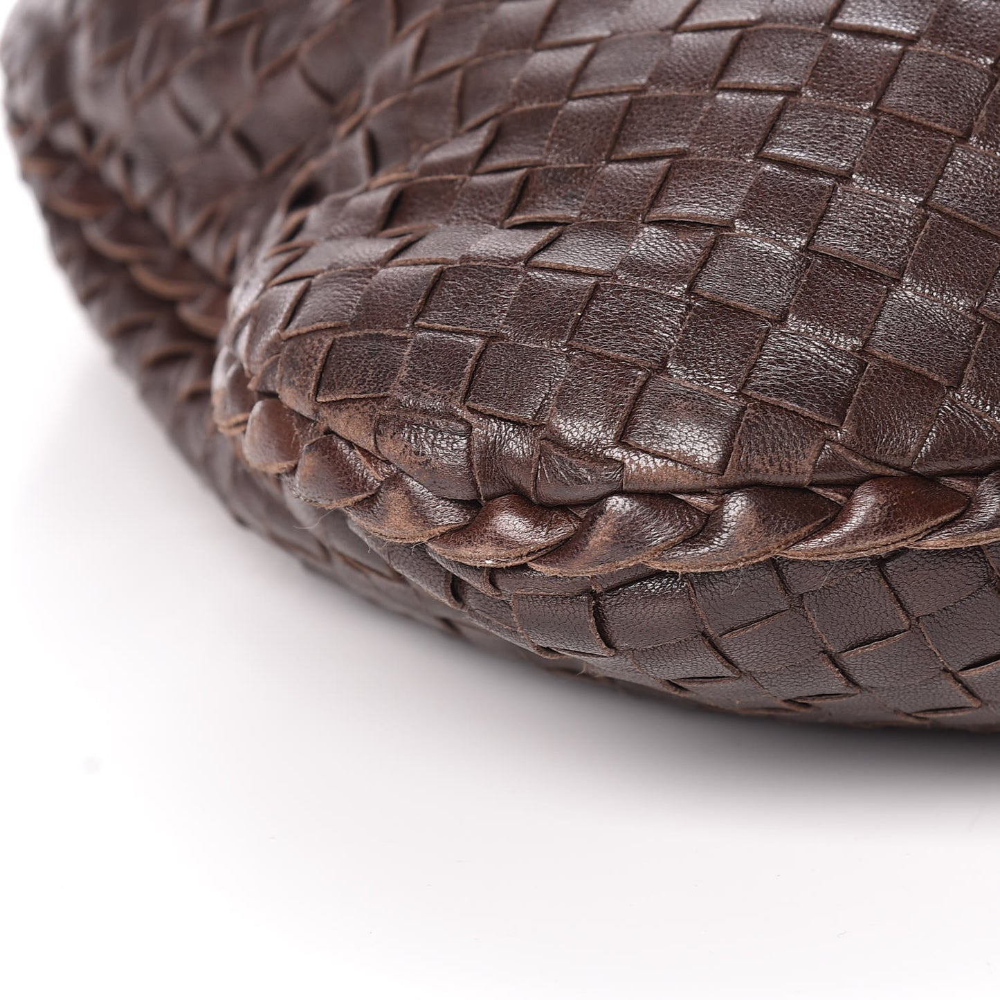 Nappa Intrecciato Medium Veneta Hobo Brown