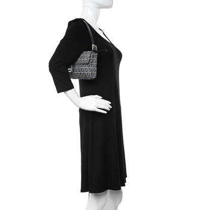 Fendi Zucchino Baguette Navy 2 of 14