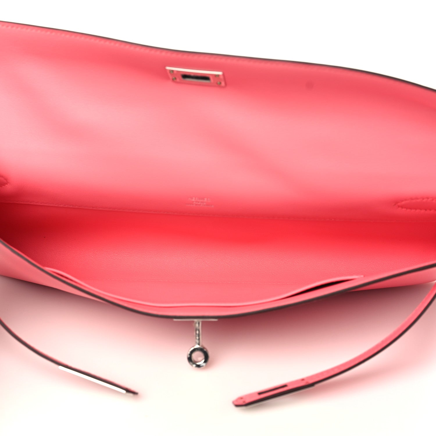Hermes Swift Kelly Cut Clutch Pochette Rose D'Ete 5 of 8