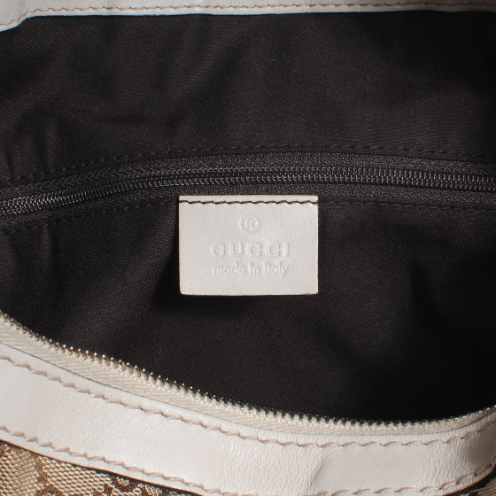 Gucci Monogram Medium Sukey Hobo Off White 6 of 7