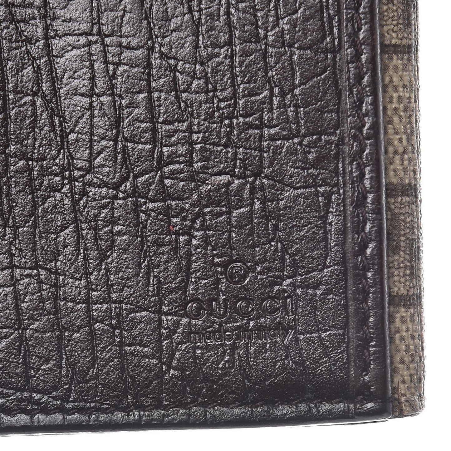 GG Plus Monogram Ladies GG Continental Wallet Beige Ebony Cocoa