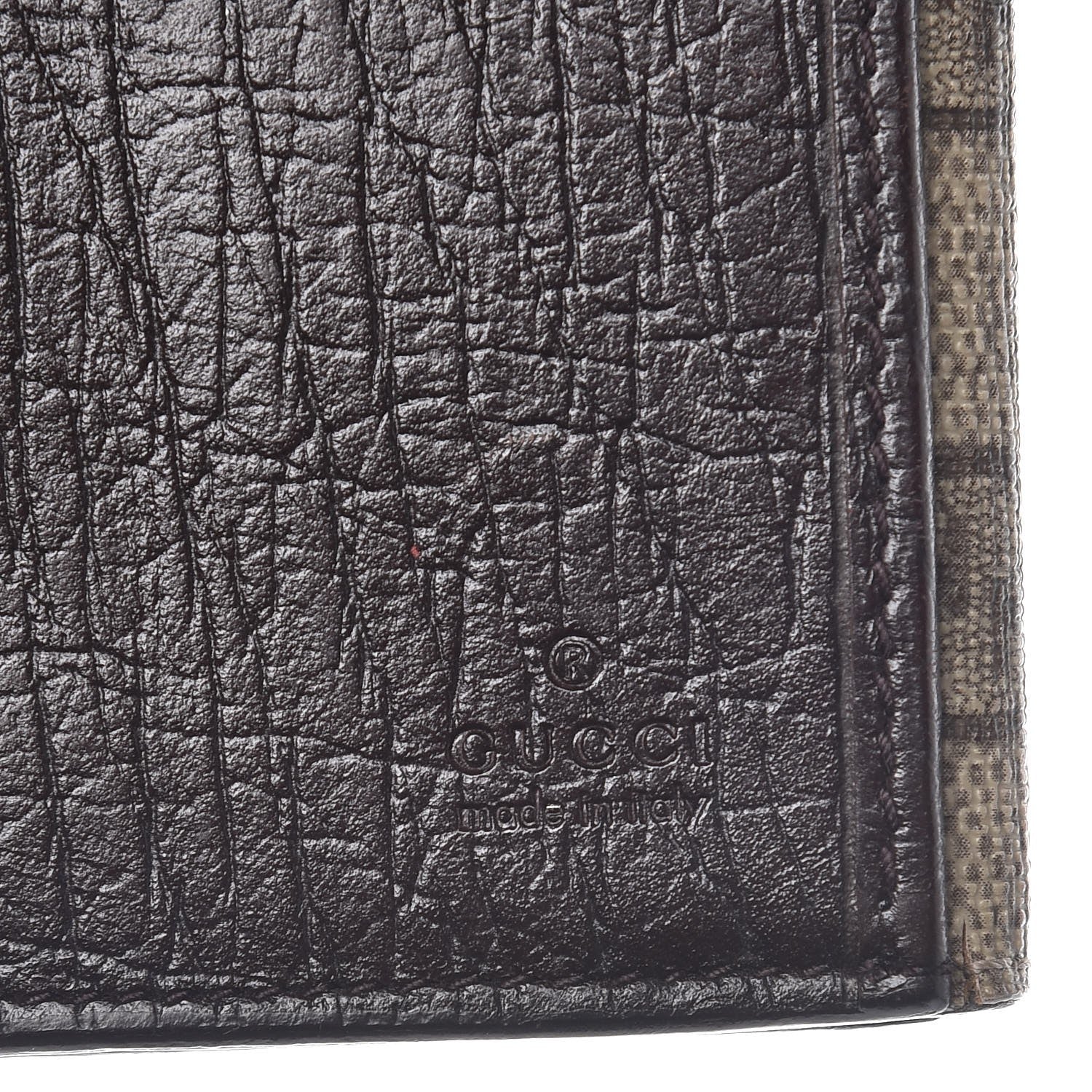 Gucci GG Plus Monogram Ladies GG Continental Wallet Beige Ebony Cocoa 6 of 7